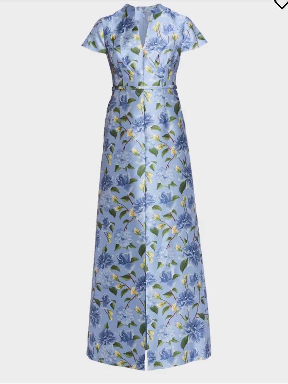 Sachin + Babi Light Blue Floral Maxi Dress